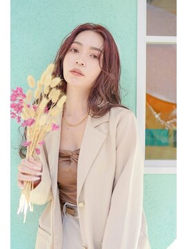 ビューティービースト 桟橋通り店(beauty:beast) 菱形フォルムで大人美人セミロング