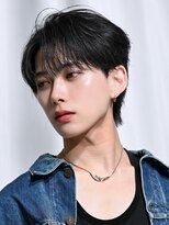 リップス 原宿(LIPPS)&nbsp;ナチュラルショートセンターパート曲がる縮毛矯正フェザーパーマ