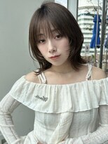 バイオレットジェム(Violet`jem) レイヤーボブウルフカットくびれミディ顔周りカット KE-20