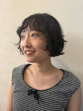 シュガー ミタケ(SUGAR mitake) ミニボブパーマ　レイヤー　ドライパーマ