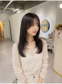 ロング顔まわりハイレイヤー
