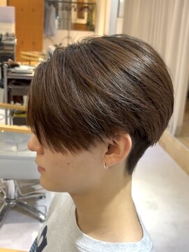 ボーイ(BOY) サンウォン風前下がりセンターパート/ニュアンスパーマ/名古屋