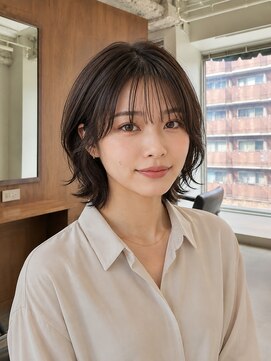 モネ 栄 久屋大通店(monet) 艶ブラウンの大人外ハネボブ