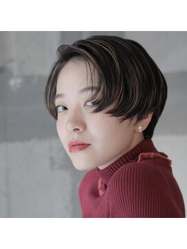 ピクト(Picto) センター分けショート × Picto (薬院/警固)