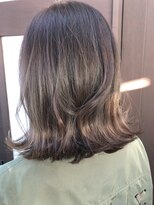 ラウラウヘアーリゾート(Lau Lau hair resort) 透明感カラー☆ナチュラル外ハネボブ♪♪