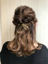 レニーバイエース(LANY by ACE)&nbsp;【LANY 横浜】大人可愛いハーフアップ×ヌーディーベージュ