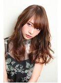 イメチェン/似合わせカット/フルバング/レッドブラウン/幡ヶ谷