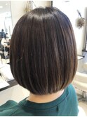 【AMAZING HAIR 美沢店/山岸】ココアブラウン×ナチュラルボブ