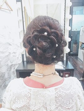 パズードコー(PSSD-CO.+5) 編み込みお花ヘア