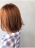 ビタミンカラー×ニュアンスボブ