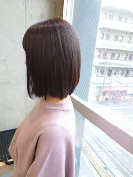 ソロ(soLo) soLo髪質改善GLTとブルーグレージュ