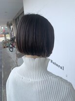 ナチュラル ヘアーデザイニング(Natural hair designing) #isghair ぽむっとミニボブ