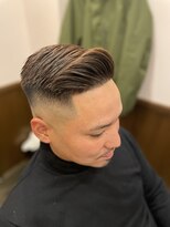 ヒロギンザバーバーショップ 神楽坂店(HIRO GINZA BARBER SHOP)&nbsp;スキンフェード×七三