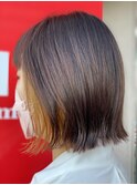 切りっぱなしボブ