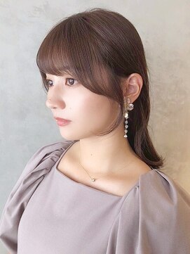 アイティーバイアルバム 藤沢店(IT by ALBUM) 顔まわりミディ_ショコラアッシュヘルシースタイル_ba420032