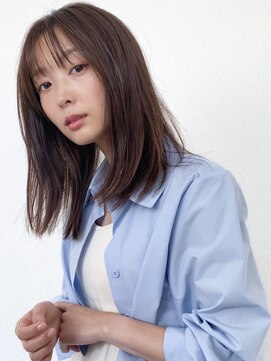 フレーム 博多店(FRAME) 【FRAME博多】大人な抜け感ミディアムヘア