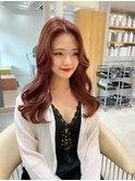 ラベンダーピンクのロングスタイル (新潟/万代)