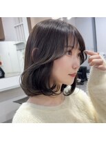 ビュー フクオカ(VIEW FUKUOKA)&nbsp;モードに大人可愛いダークアッシュイメチェンボブ