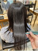ツヤ出し縮毛矯正！