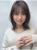 韓国風/インナーカラー/縮毛矯正髪質改善/顔まわり/レイヤー