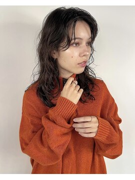 コフィー バイ メルト 吉祥寺(cofy by melt) 【三ツ井】20代30代ニュアンスパーマ ほつれパーマ 黒髪 透明感