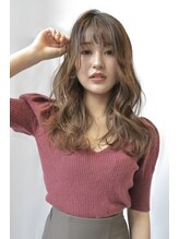 ケンジ 東戸塚(KENJE) 大人ベージュ×ゆるふわローレイヤー