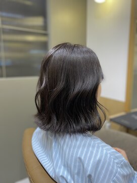 カーサ 西大寺南ロータリー店(casa) 重たく見えない暗髪グレージュ