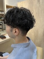 ガビーヘアルーブ(gabi hair LOOB) メンズ波巻きスパイラルパーマショートプードルパーマコンマヘア