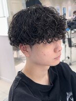 men's 波巻きMIXパーマ