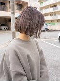 前髪/アンブレラカラー/こなれミディ/イメチェン/ウェーブパーマ