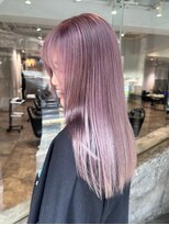 ヲタク(wotaku.)&nbsp;ピンクラベンダーくすみカラー暖色カラーダブルカラーブリーチ