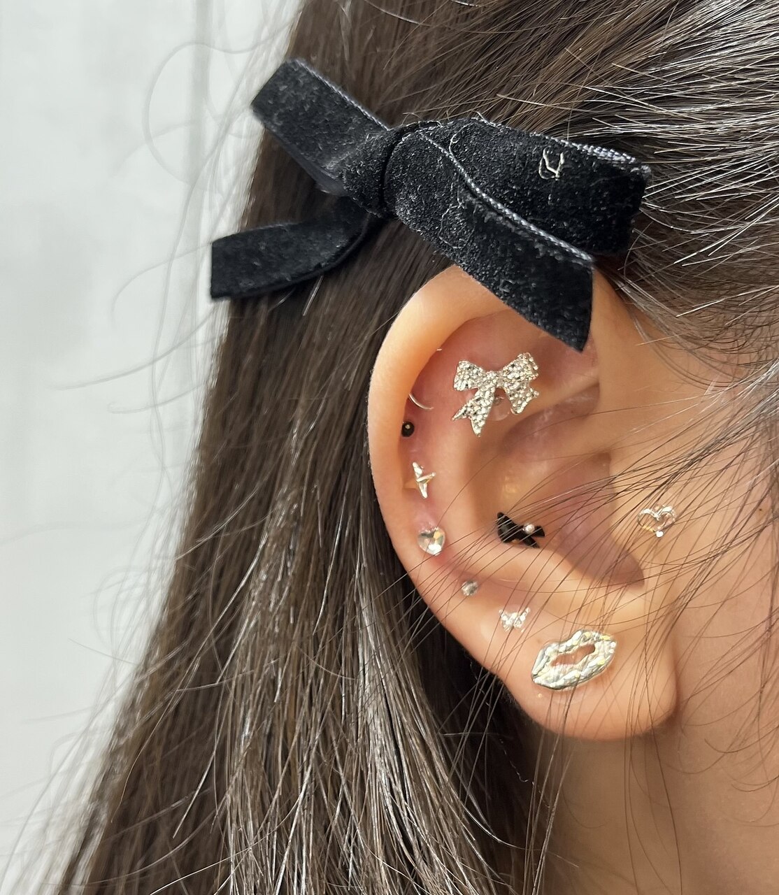 momoページ•*¨*•.¸¸♬︎✨️耳つぼジュエリー✨️ 耳つぼジュエリー☆mixデザイン イヤリング・ノンホールピアス Mimi