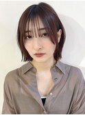 レイヤーカット/切りっぱなし/縮毛矯正/韓国[stylist竹田]