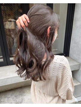 コフィー バイ メルト 吉祥寺(cofy by melt) 【松本咲花】ブリーチなしダブルカラー春カラーオリーブベージュ