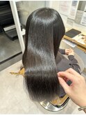 アッシュ系カラー × 髪質改善TR