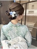 浴衣ヘアセット