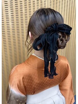 イタクラ 赤道店 (ITAKURA) リボンヘアレンジ／成人式ヘア／和装ヘアアレンジ／卒業式／袴