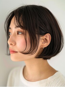 プラスイズム ヴェレン(PLUSISM Velen) ボブ外ハネくびれ京都宇治20代30代40代50代