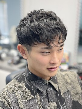 刈部倶楽舞 6mm刈上/メンズ/マッシュ/ツーブロック/ナチュラル/バーバー/