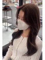 ランズ(LANDS) くびれヘア レイヤーカット 【韓国ヘア 大阪 梅田】