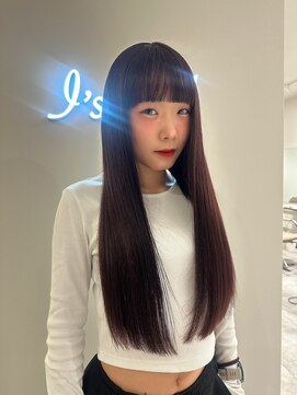 アイランド(I’sland) ルビーカラー×サラサラツヤツヤロング