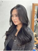 レイヤーカット　韓国くびれ巻き