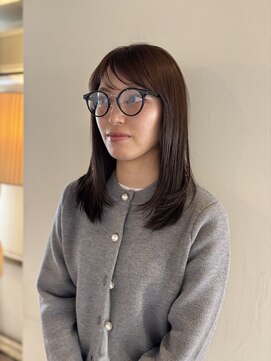 美容室 はなこ タイトなミディボブ