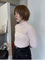 キーパーソン(kii person)&nbsp;kii person × ブリーチなし　ベージュ　レイヤーボブ