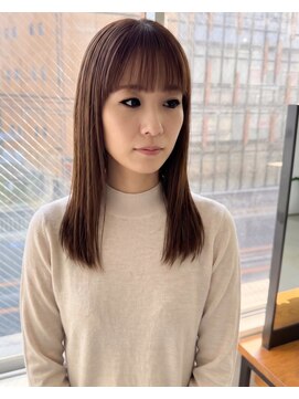 零秒女髪 千里丘店 髪質改善で叶える上品な艶ロングヘアスタイル艶髪美髪艶感