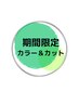 ☆期間限定☆カット+カラー+【インナーカラー】　￥17930～