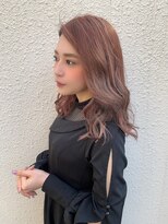 シエ バイ ケンジ 湘南台(sie by KENJE)&nbsp;ダークパープル/ナチュラルショート/夏のヘアアレンジ/湘南台