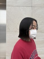 クゥ(coeur) 切りっぱなしボブ