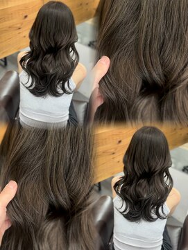 ロックス バイ マグ 松本(rocks BY MAG) 10代20代イエベブリーチ無しワンカラー透明感オリーブグレージュ