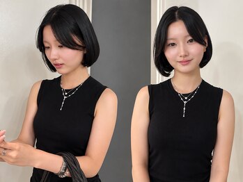 ソワンドゥブレスシエン 堀江店(soin de brace CIEN)の写真/【堀江】似合わせ提案で理想のボブに。乾かすだけでまとまるシルエット【ボブ／髪質改善／縮毛矯正】